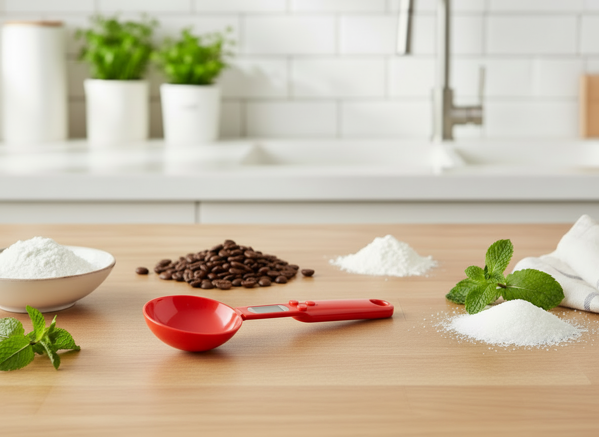 Mini digitale Löffelwaage – elektronische Küchenwaage