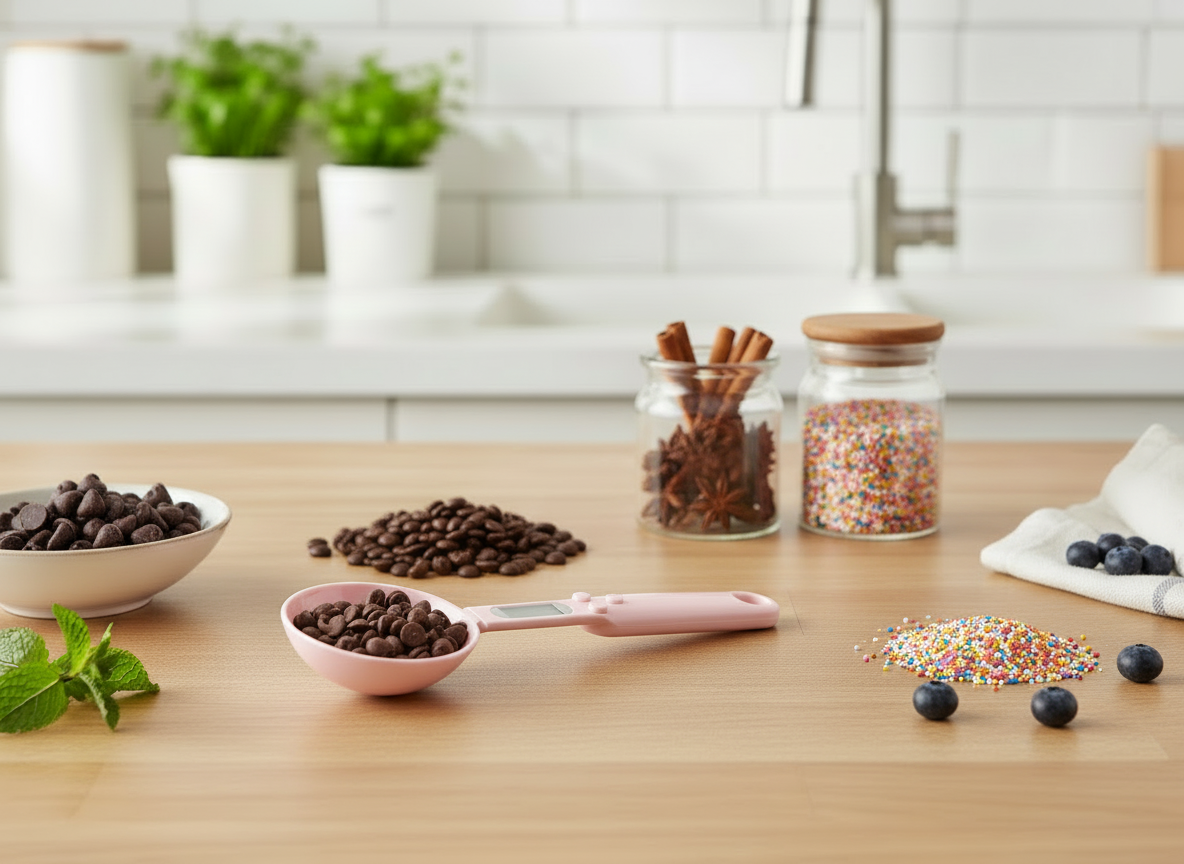 Mini digitale Löffelwaage – elektronische Küchenwaage
