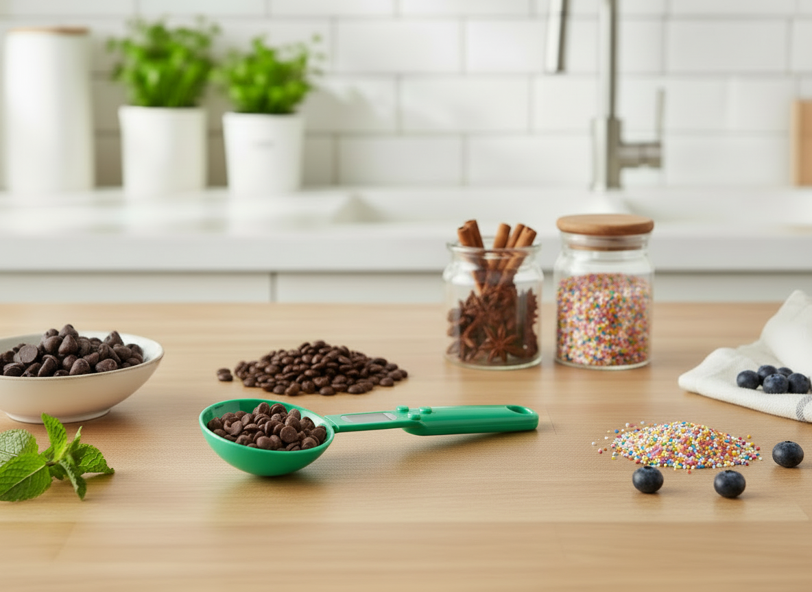 Mini digitale Löffelwaage – elektronische Küchenwaage