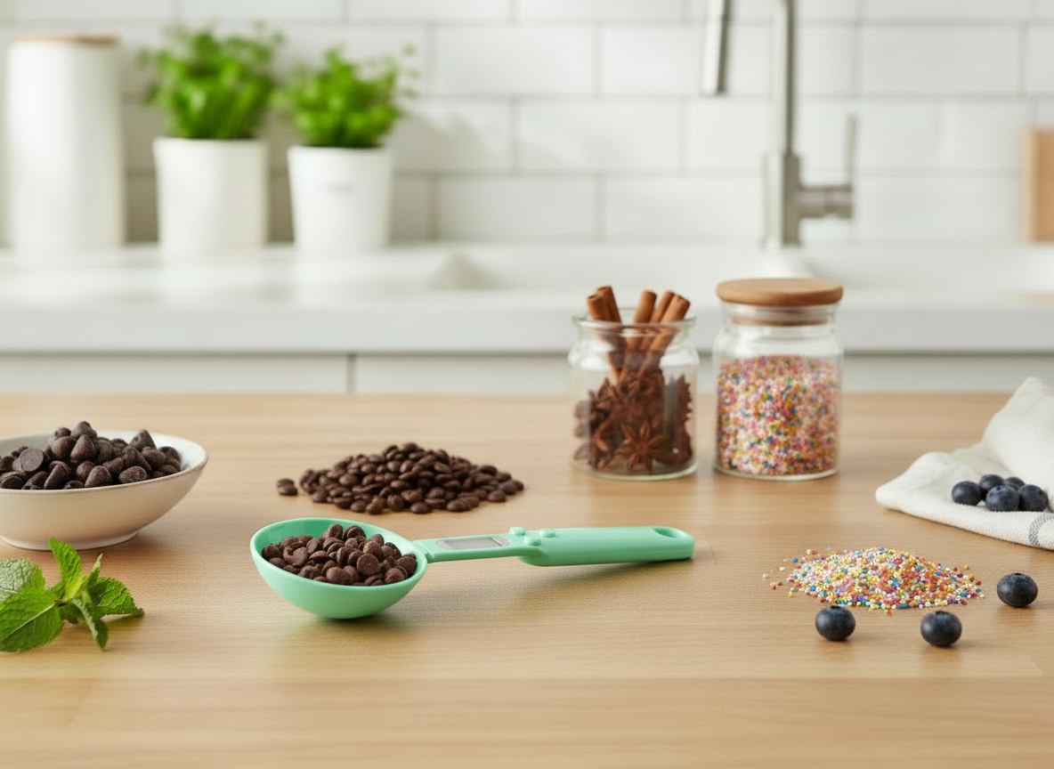 Mini digitale Löffelwaage – elektronische Küchenwaage