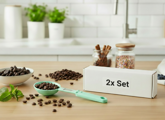 Mini digitale Löffelwaage – elektronische Küchenwaage (2x Set)